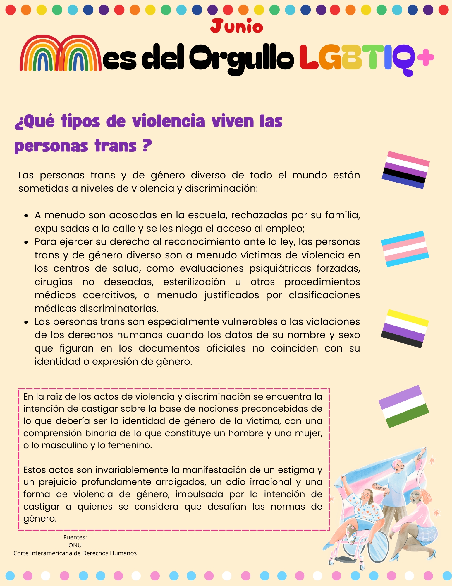 Qué tipo de violencia viven las personas trans